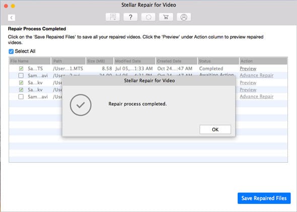 Stellar Repair for Video Save Repaired Files